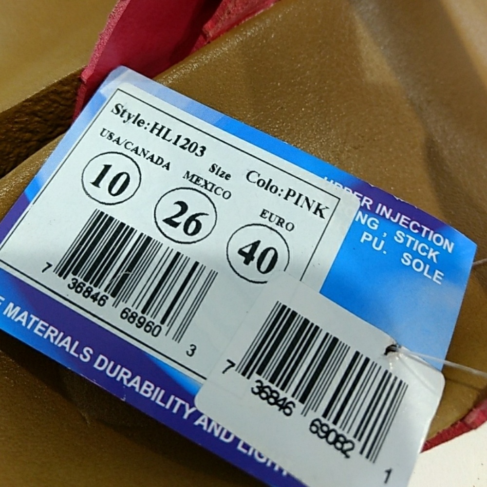 Aerosoft Women's Hana Pink Sandals, New - Picture 7 of 7